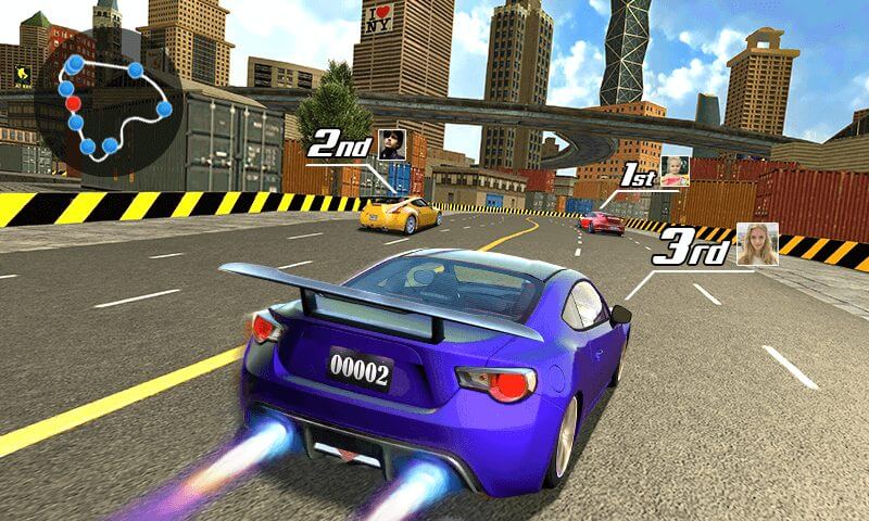 street racing 3d gameplay first
