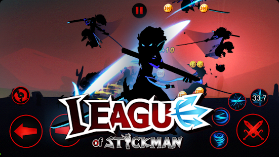 League of Stickman 2019 Ninja Arena PVP Dreamsky 1,000,000+ MOD APK
