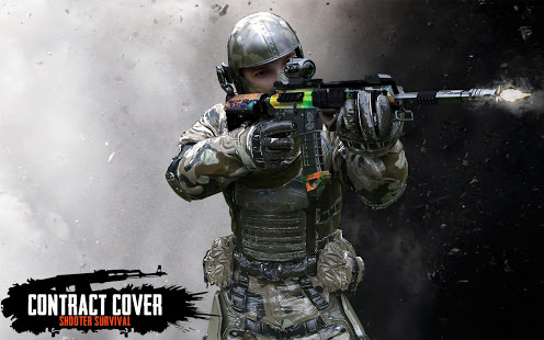 Contract Cover Shooter Anti-Terrorist Mission 1.2.0 Mod Unlimited banknotes bullets