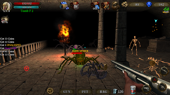 Dungeon Shooter The Forgotten Temple v1.3.81 MOD APK + DATA (Increasing of Money + Crystals)